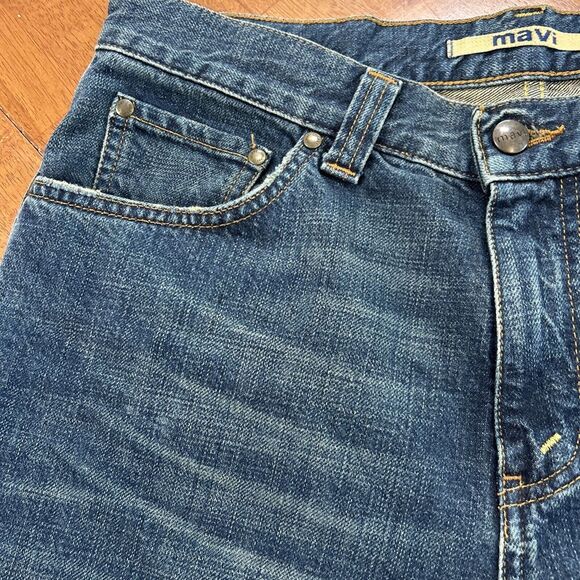 Mavi Jeans Men's Size 31x32 Distressed Blue Denim - Picture 9 of 16
